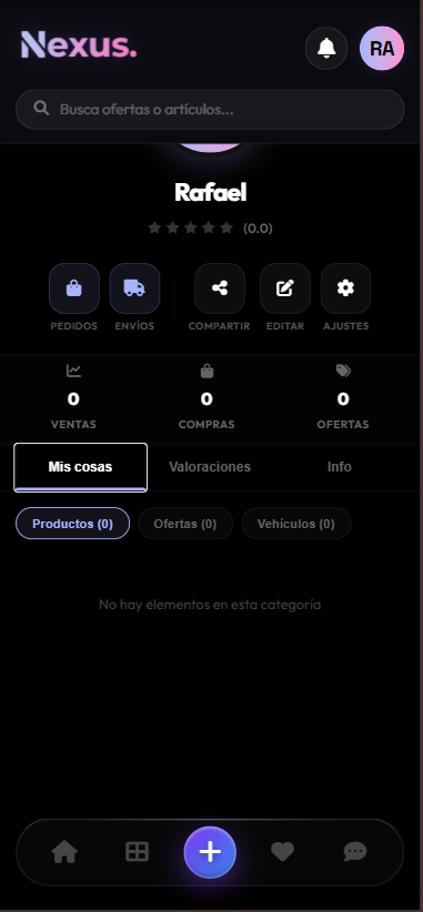 Mis cosas en móvil
