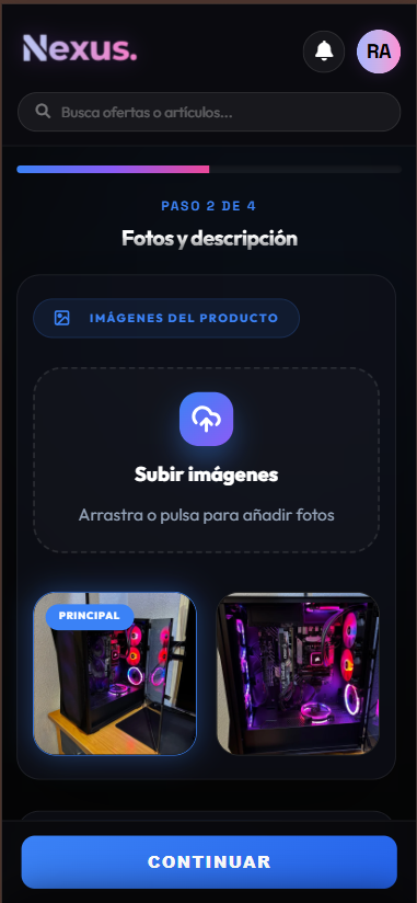 Fotos y descripción artículo móvil (1)