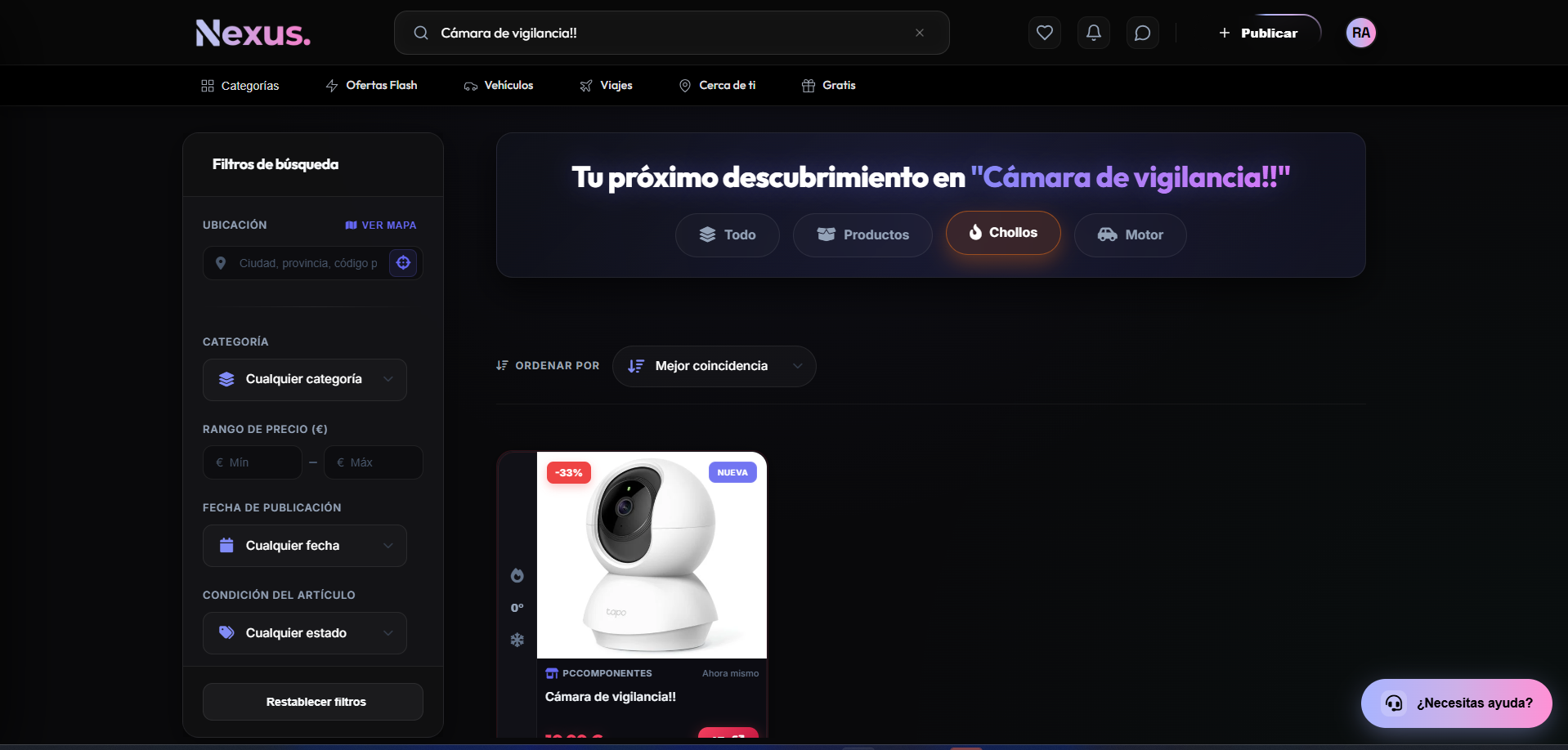 Oferta publicada correctamente