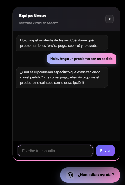 Chat de soporte con IA
